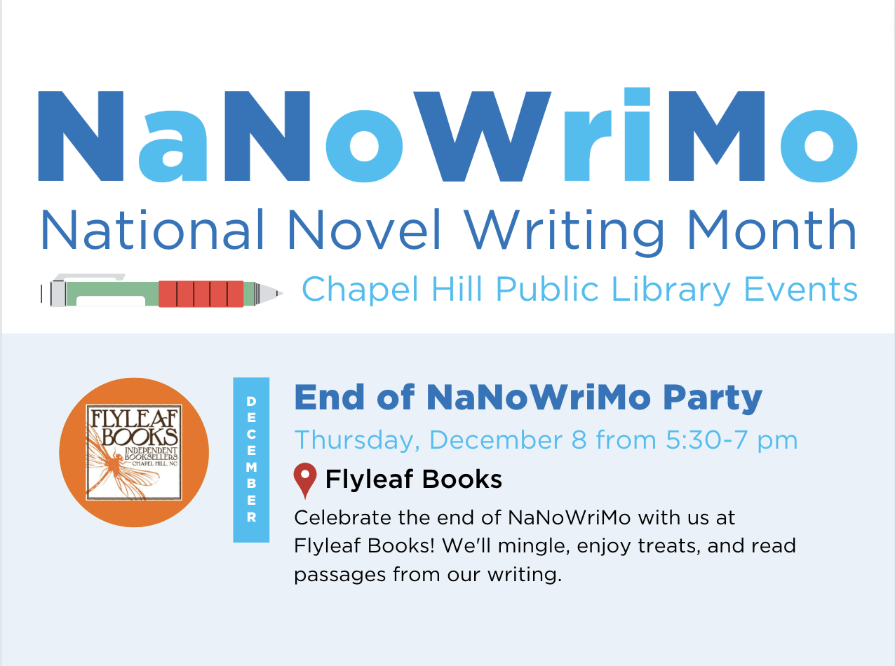 end of nanowrimo party