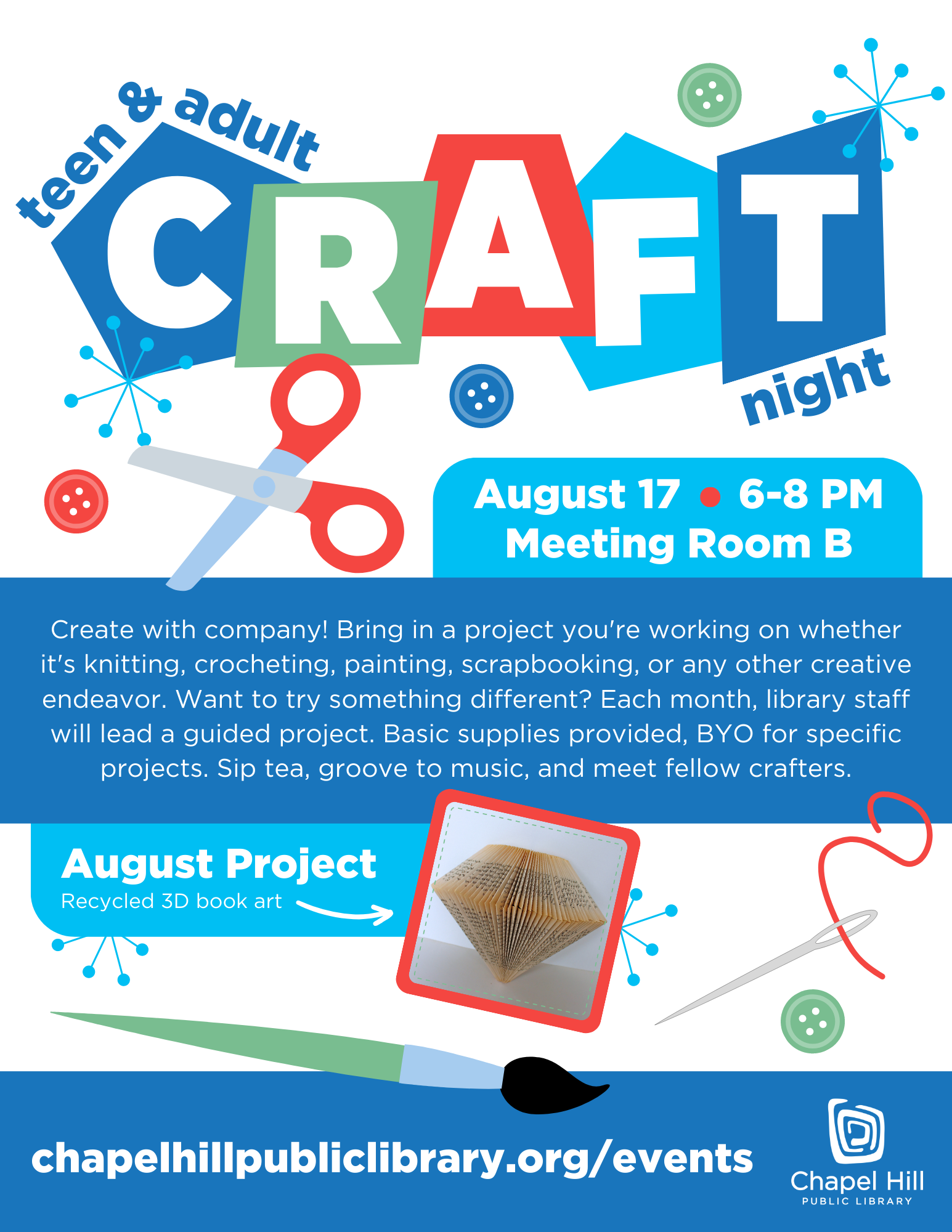 Craft Night flyer