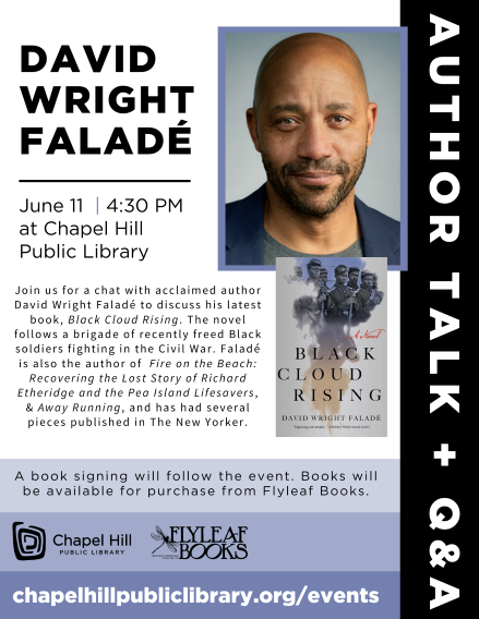 Author Talk with David Wright Falade June 11