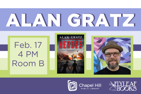 alan gratz author visit feb. 17